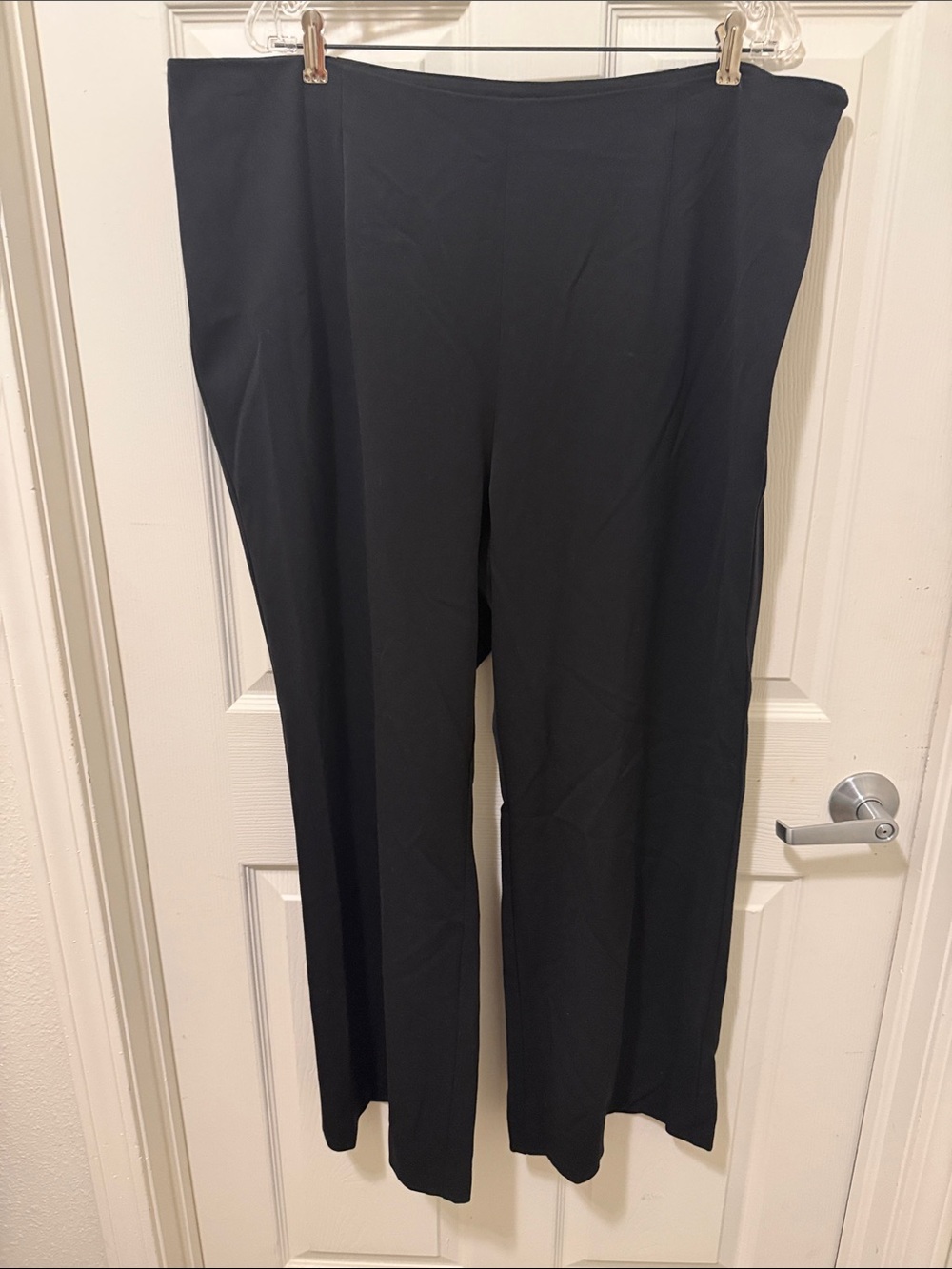 NIC+ZOE 18W Black Onyx Stretch Wide-Leg Pants. - Picture 2 of 8